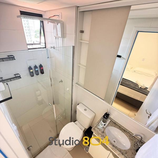 Flat moderno com piscina, garagem e self check-in - Foto 3