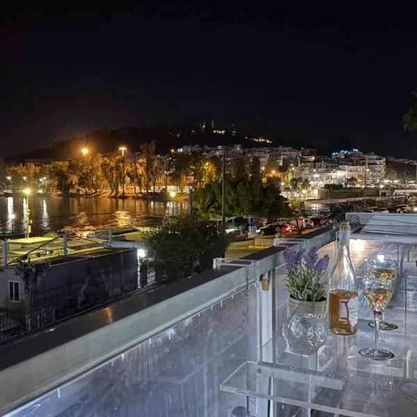 Seaside Apartment with a great view in Chalkida, viešbutis mieste Chalkidė