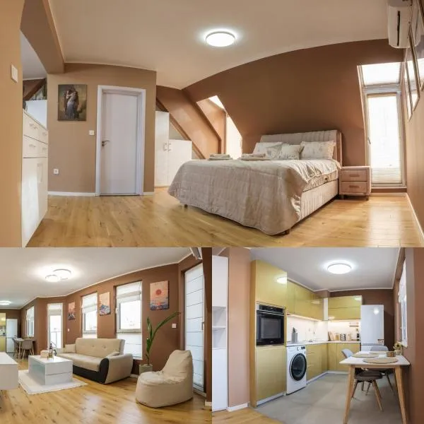 Romantic Loft with Jacuzzi Bath near Center, hotel a Plovdiv