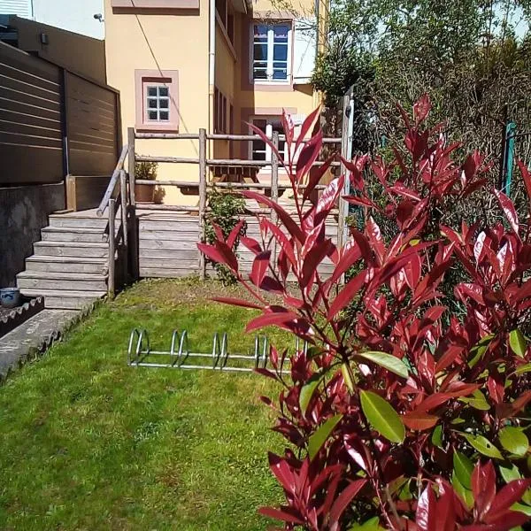 Viesnīca L'OASIS maisonnette centre ville 3 chambres terrasse espace vert privé parc sainte croix center parc 20 minutes pilsētā Sārbūra