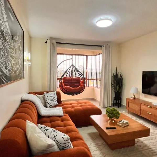 Midtown LakeView 2BR House with Heated pool, Netflix, 24Hr security & reception -Shawmut Nakuru, ξενοδοχείο σε Νακούρου