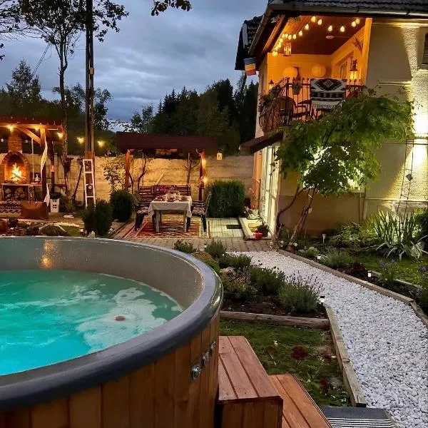 BraziHouse - pine escape with jacuzzi, Hotel in Petroşani