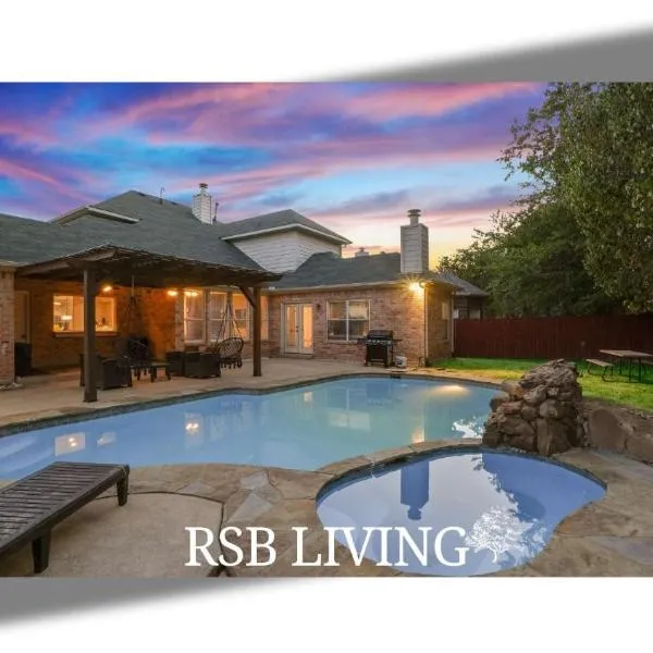 Irving में, होटल Immaculate 5BR 2,5BA Holiday Home with Pool