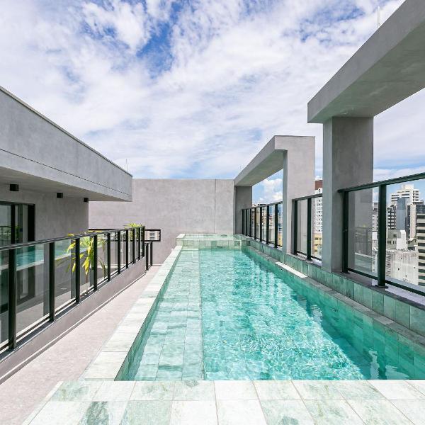 Piscina no Rooftop | 500m da Av. Beiramar #CA87D