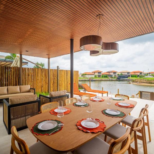 Bz53 Casa c/ piscina em frente ao Canal - Arete