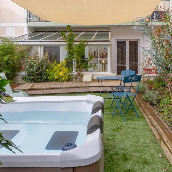 Le Bucolique - T3 avec jacuzzi, véranda et jardin, hótel í Pau