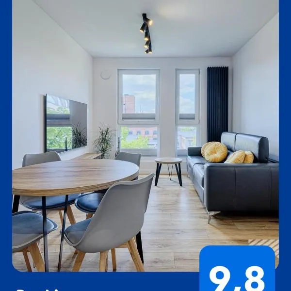 Slovianka Sky View by LookAp sauna oraz darmowy parking!!, viešbutis Lodzėje