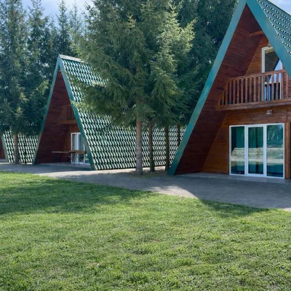 Domki letniskowe - Zielony Zakątek, hotel u gradu Okuninka