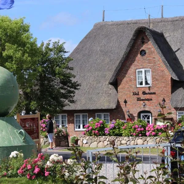 Ual Öömrang Wiartshüs, hotel in Steenodde