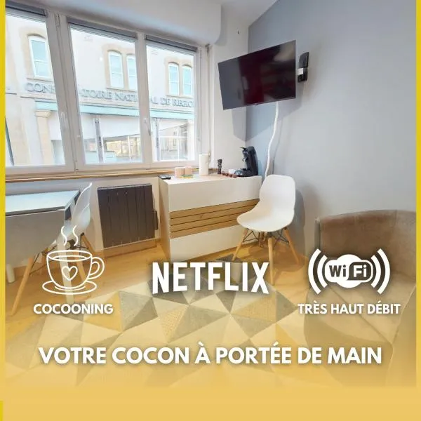 Le Petit Cocon, Station, Center & Free Coffee, hotel v destinaci Nancy