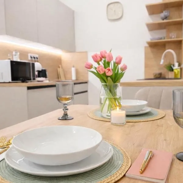 Station APA s parkovaním, hotel din Michalovce