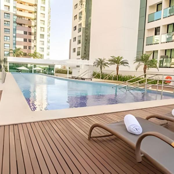 Flat melhor localização Hotel Athos Bulcão - Foto 4