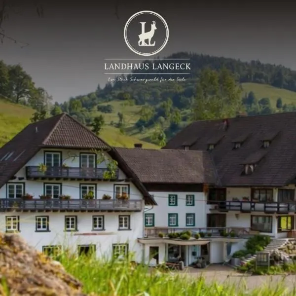 Landhaus Langeck, hotel em Münstertal