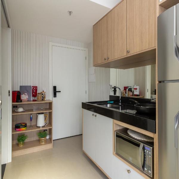 Apartamento novo na Rua Augusta com Rua Oscar Freire,Locker para Bagagem, Academia, Coworking - Foto 3
