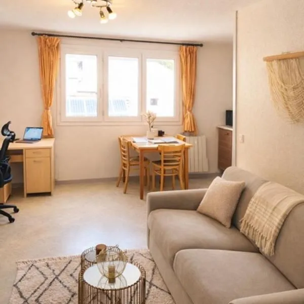 Studio cosy, Ile Verte, CHU Grenoble, Faculté, hotel in Grenoble