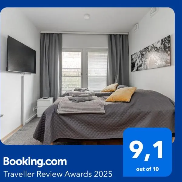 Laadukas kalustettu yksiö Logomolla 1-2hlö, hotel v destinaci Turku