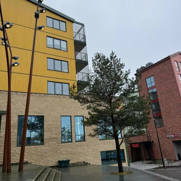 New 3-Room Apartment with Great View Close to Thon Center Sartor, hótel í Straume