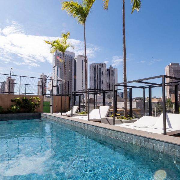 Hub Compact Life no Setor Bueno | Cond. com Piscina | Rooftoop | Próximo Goiânia Shopping e Parque Vaca Brava - Foto 2