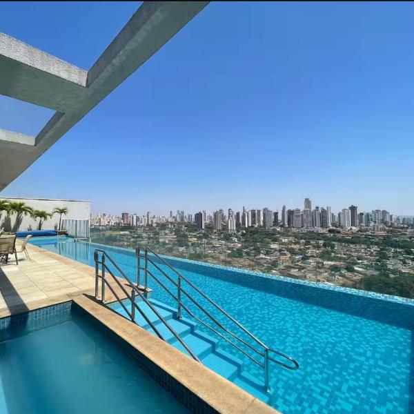 Flat Moderno Piscina Infinita Cobertura 504t