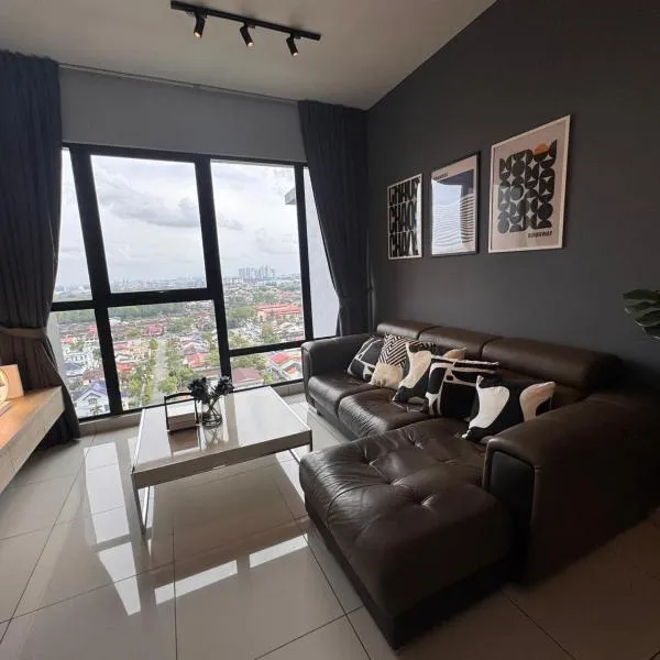 Mosaic Southkey JB 2BR 4-5 Pax Cozy Apartment Near Mid Valley, hotell i Johor Bahru