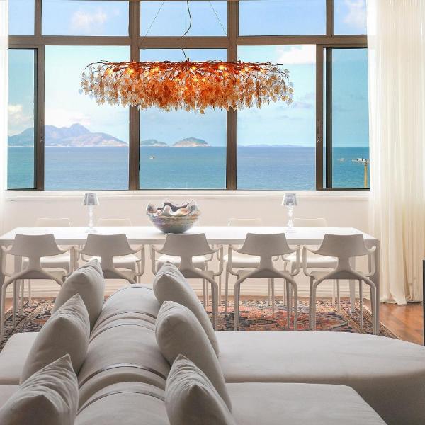 Apartamento com jacuzzi e 2 quartos disponível para aluguel em Copacabana, com vista para o mar, acomodando até 4 pessoas - Foto 4