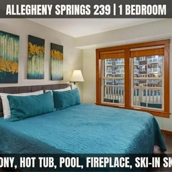 Lux Stay USA Pool view PanoramaSki-inOutHot Tub AS239 – hotel w mieście Snowshoe