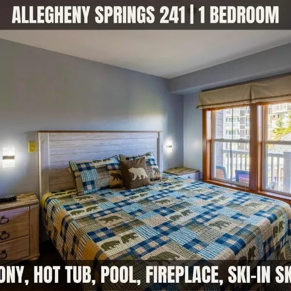 Lux Stay USA Pool view Crest Ski-inout Hot Tub AS241, ξενοδοχείο σε Snowshoe