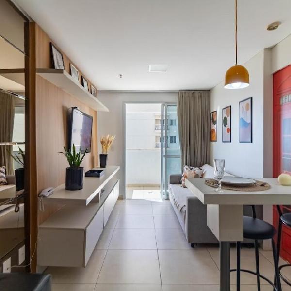 Flat vista Park Flamboyant com garagem e wifi - Foto 4