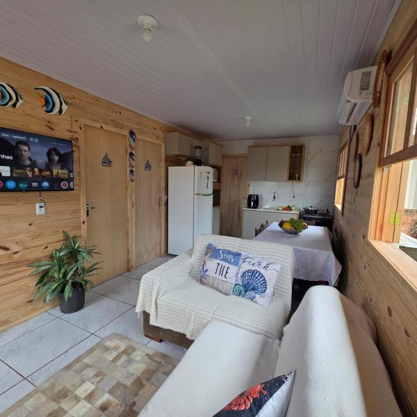 Cantos de Torres - Casa com 02 Quartos Ar Condicionado Próximo a Praia da Cal - Foto 4