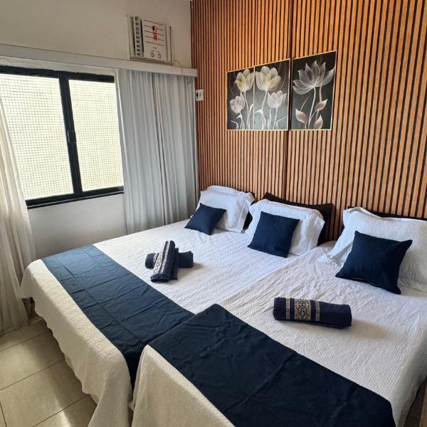 Belíssimo apartamento com uma vista mar espetacular na Barra - No circuito do Carnaval de Salvador - Em frente a praia - Foto 2