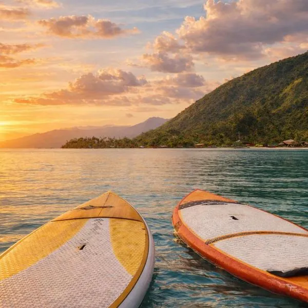 Teahupo'o Lodge Tahiti - Studio Natura - climatisé - entre mer et montagne - paddle et canoe offerts, hotel din Teahupoo
