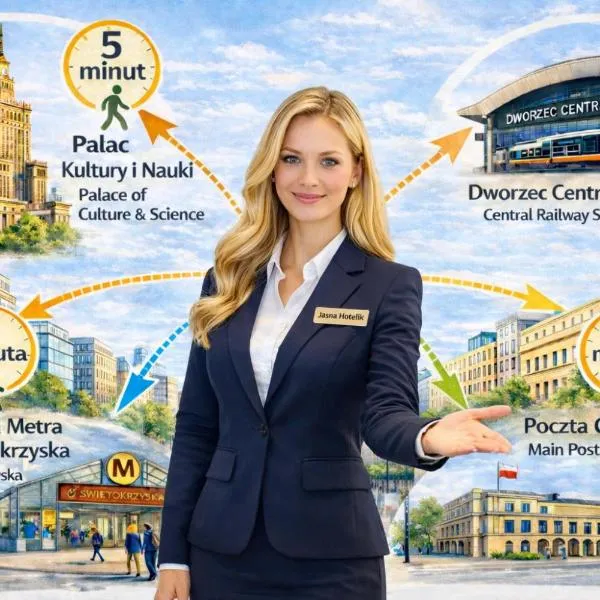 Jasna Hotelik self check-in, отель в Варшаве