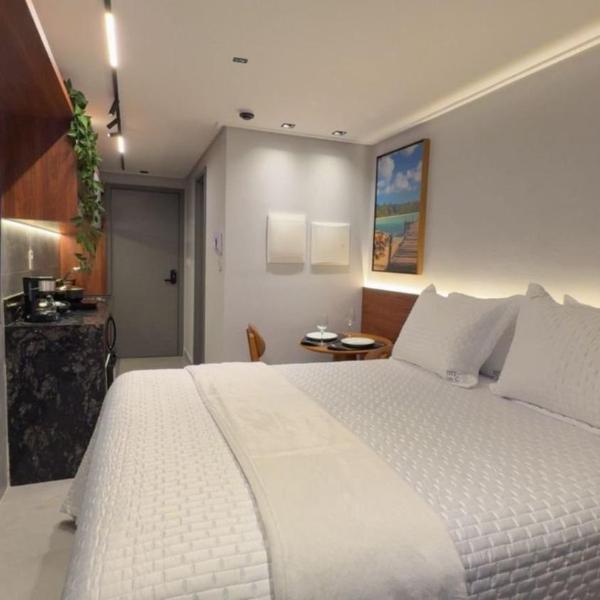 Flat Luxo no Hit Cabo Branco • 60m do Mar•Rooftop