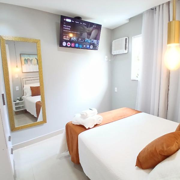 Casa c AR - condomínio prox ParkShopping Cpo Grande a 30 minutos do Recreio, c 2 TVs Smart de 50 e 43 polegadas-varanda privativa- cozinha completa e séries liberadas - CS4 - Foto 4