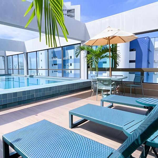 Rooftop 470 – Flat moderno Próximo a Praia de Boa Viagem - Foto 4