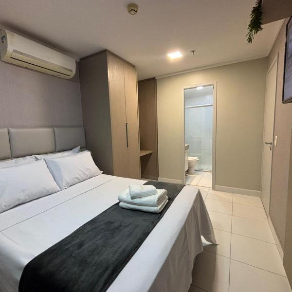 1Q com Ar, Office, Vaga, Cozinha - Próx Flamboyant