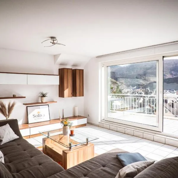 Panoramablick - Großzügige Ferienwohnung mit Panorama- & Burgblick, hotel Bernkastel-Kuesben