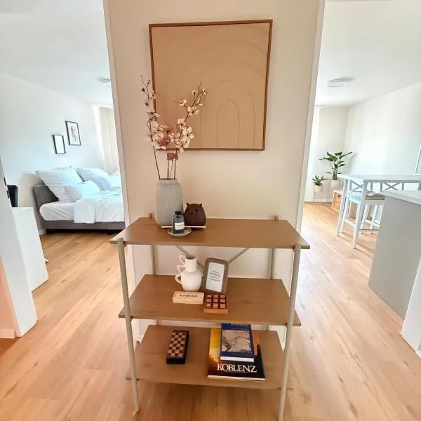 Wohlfühlort Koblenz Apartment Rhein und Mosel Parkplatz & Self Check In, hotel i Koblenz