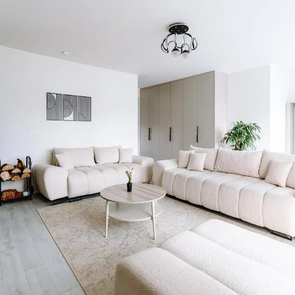 Apartament PREMIUM z ruską banią, kominkiem i oranżerią w centrum, hotel Brodnicában