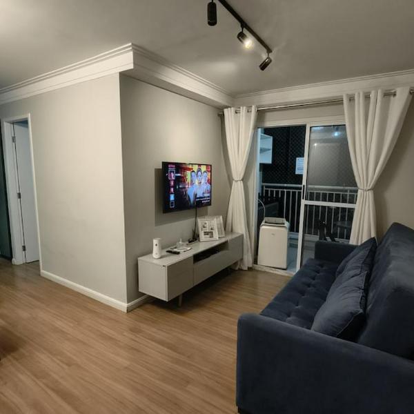 Apartamento Expo Center Norte a 900 metros com AR