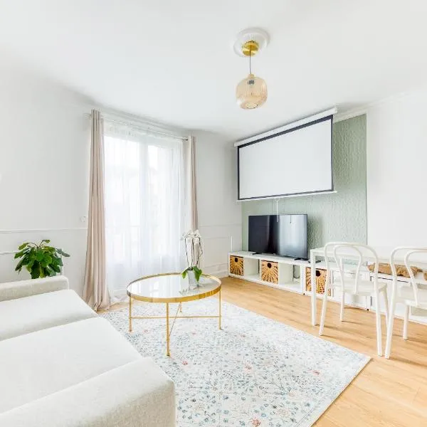 6 people RER A Disney-Paris video-projector Wifi, khách sạn ở Le Perreux-Sur-Marne