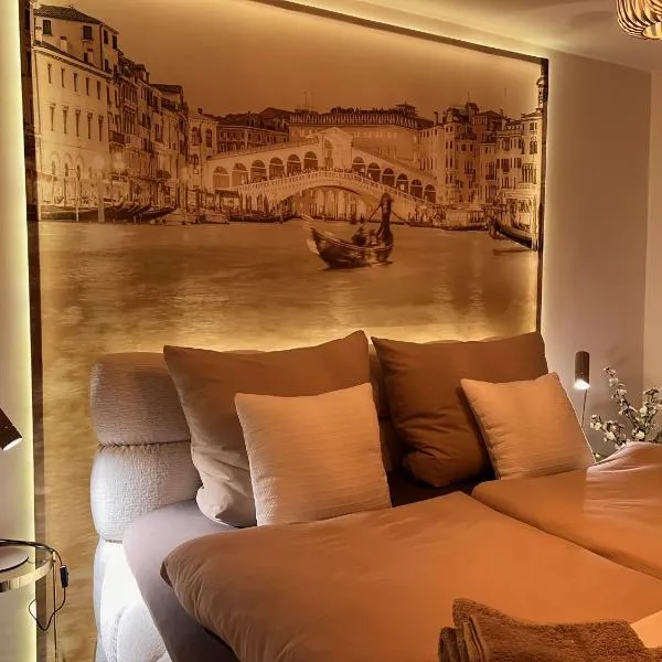 Palazzo Moni - Modernes Studio in der Nähe der Therme mit Balkon & Parkplatz, hotel en Bad Soden-Salmunster