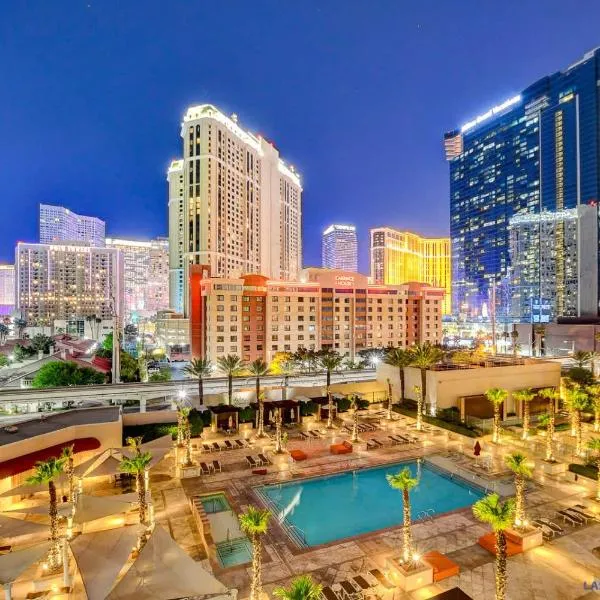 MGM Signature-07-707 Strip View Balcony Studio, Hotel in Las Vegas