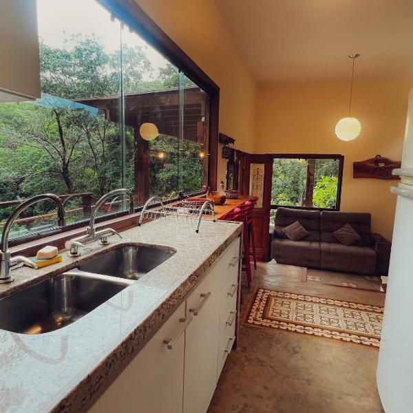 Casa Romântica na Serra do Cipó Hidromassagem e Vista 360 - Foto 3
