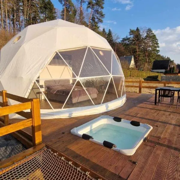 Glamping Pod Hradom súkromné jacuzzi a sauna, Hotel in Bardejov
