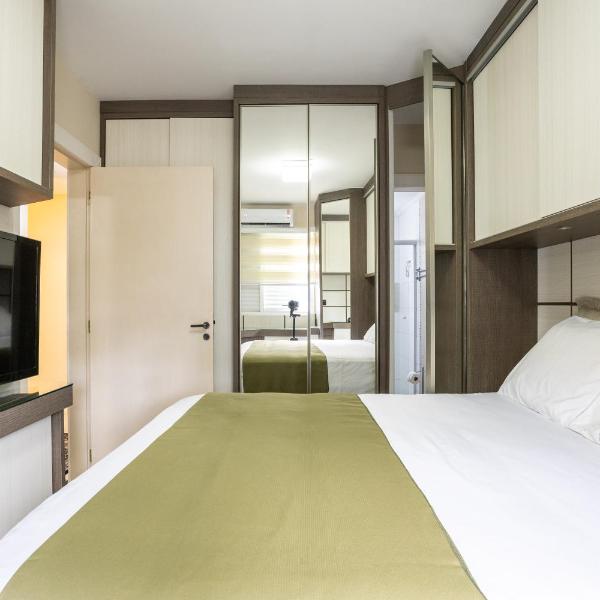 2 QUARTOS a 40 m DO MAR, praia dos INGLESES, ampla PISCINA, QUADRAS DE ESPORTE, Estacionamento, Portaria 24h, PARQUE INFANTIL, Wi-Fi 360mbps e Cozinha Completa - Foto 2