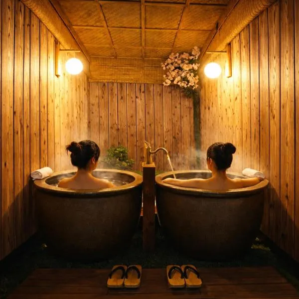 NEW OPEN 庭音日和 一棟貸し 八幡堀徒歩9分 壺湯2つ 近江牛名店至近 子連れ歓迎 水回り2箇所 p2台, hôtel à Ōmihachiman