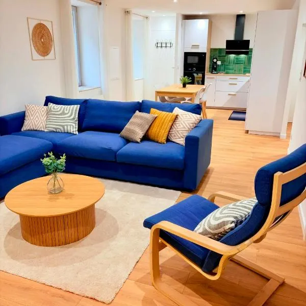 Le salon des voyageurs - Appartement au coeur du Centre Historique de Dole avec Terrasse, ξενοδοχείο σε Dole