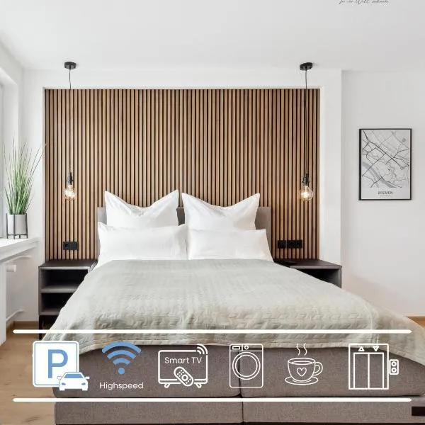 Modernes Studio am Bremer Dom mit Balkon, hotel sa Bremen