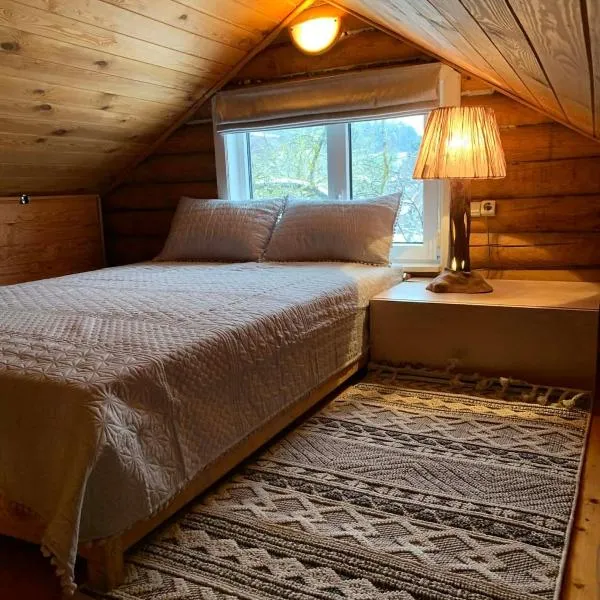 Cozy house with sauna and a fireplace, hotel a Vilnius